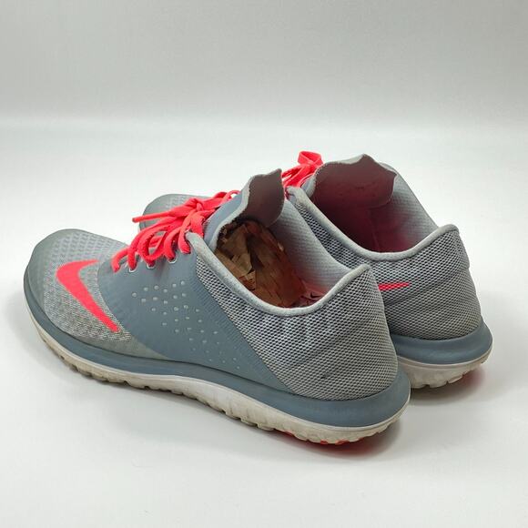 Nike FS Lite Run Gray Shoes Size 9 Breathable 684667-003 Fitsole Running Neon - Picture 4 of 9